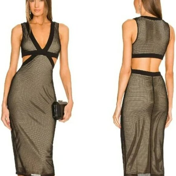 Michael Costello x REVOLVE Rebecca Midi Dress. SZ S - Picture 4 of 9